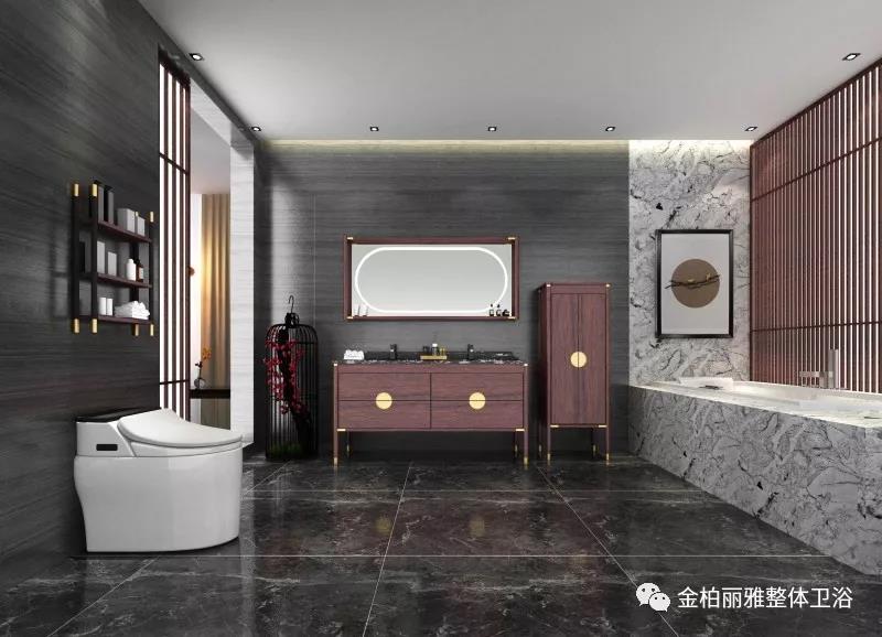 金柏丽雅新中式古典主义浴室柜，重新演绎东方经典与美